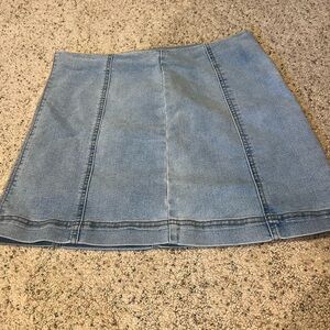 Wild Fable Light Blue Denim Mini Skirt